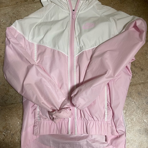 Nike Jackets & Blazers - brand new without tags nike pink and white windbreaker